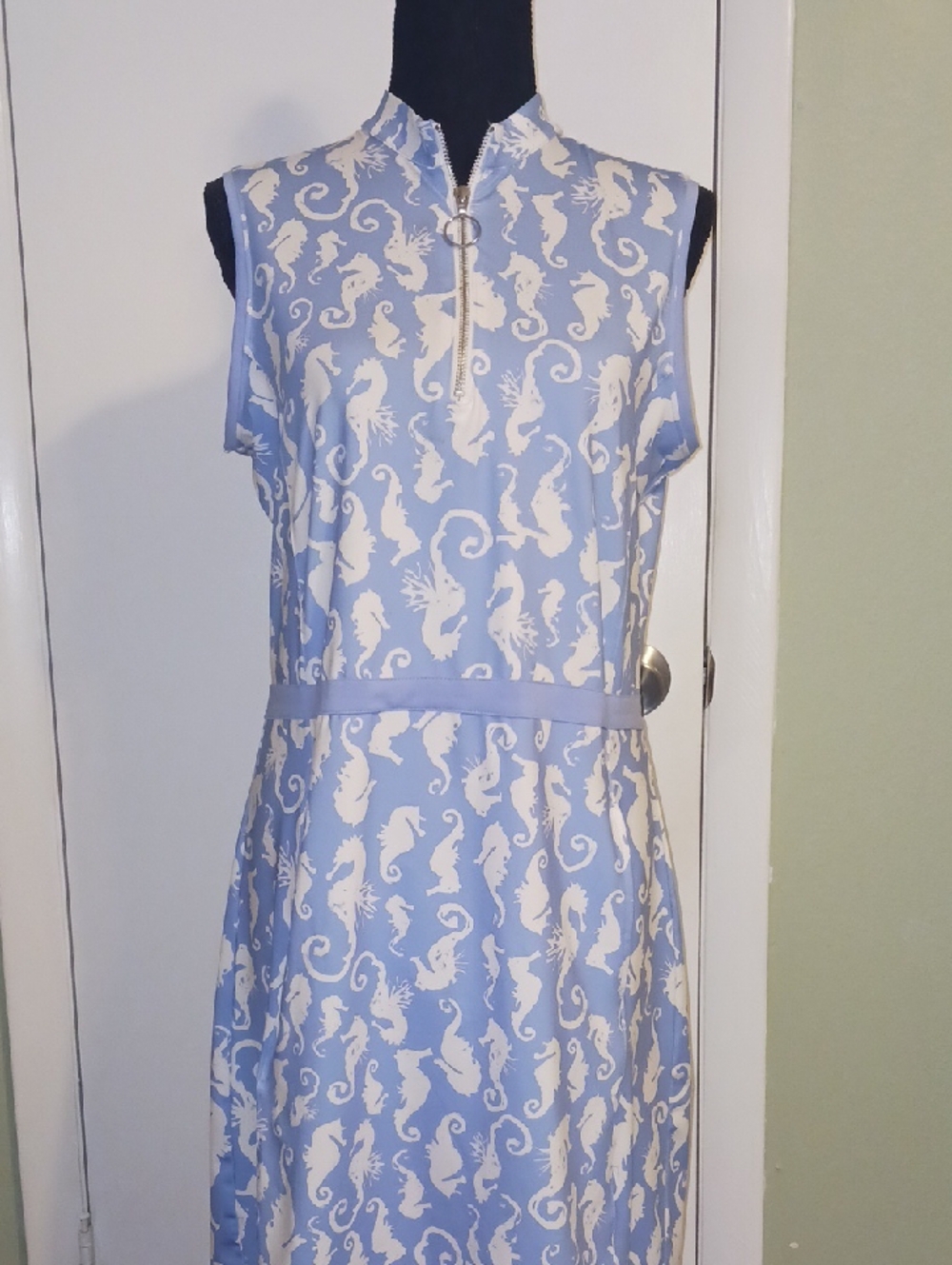 Ana Clare Active Seahorse Print Sleeveless Dress